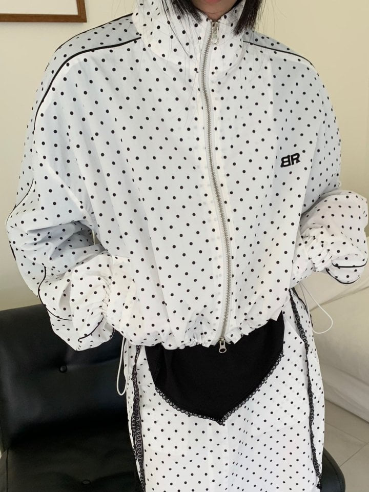 Bricklane - Korean Women Fashion - #womensfashion - Dot Piping Jumper - 11