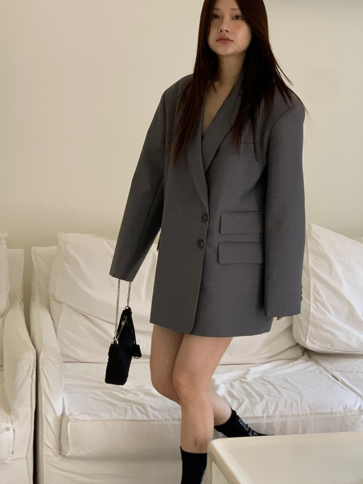 Bricklane - Korean Women Fashion - #womensfashion - Shirring Box Jacket - 10