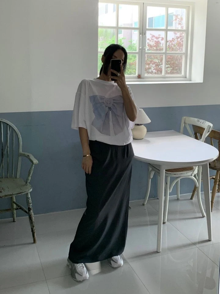 Bricklane - Korean Women Fashion - #womensfashion - Basic Long Skirt - 9