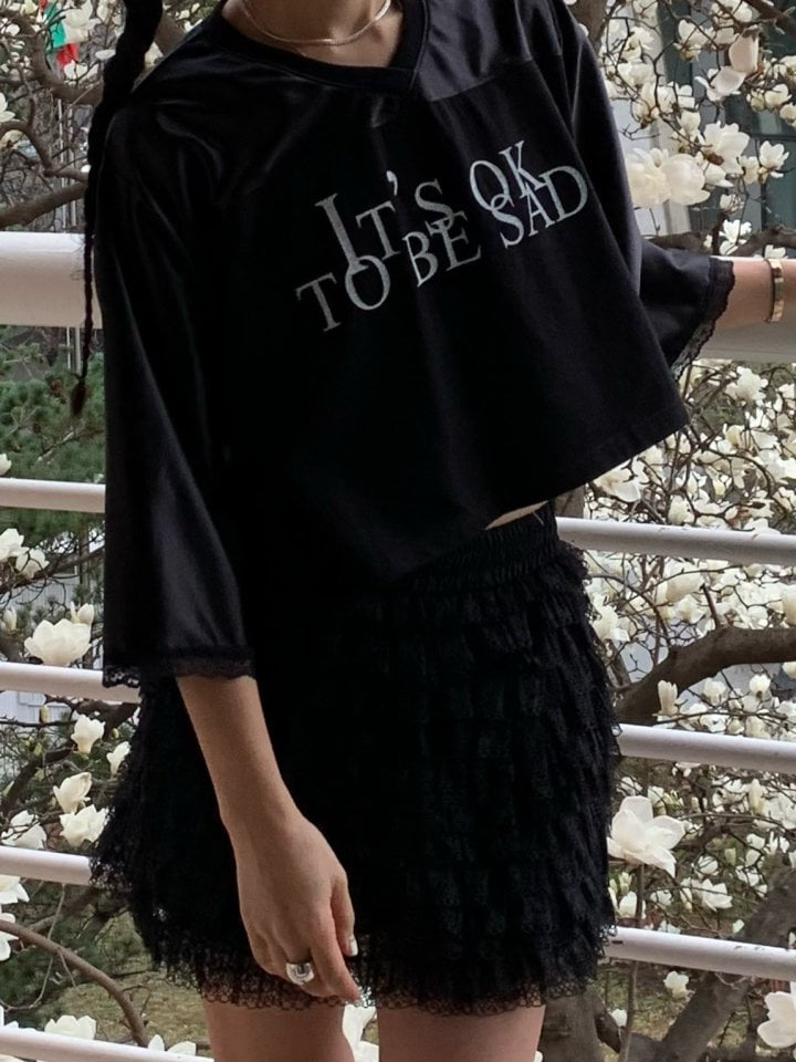 Bricklane - Korean Women Fashion - #womensfashion - Its Okay Tee - 11