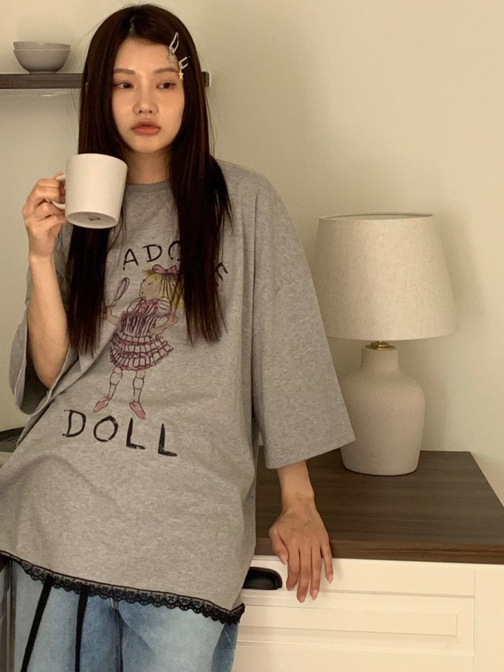 Bricklane - Korean Women Fashion - #womensfashion - Doll Tee - 2