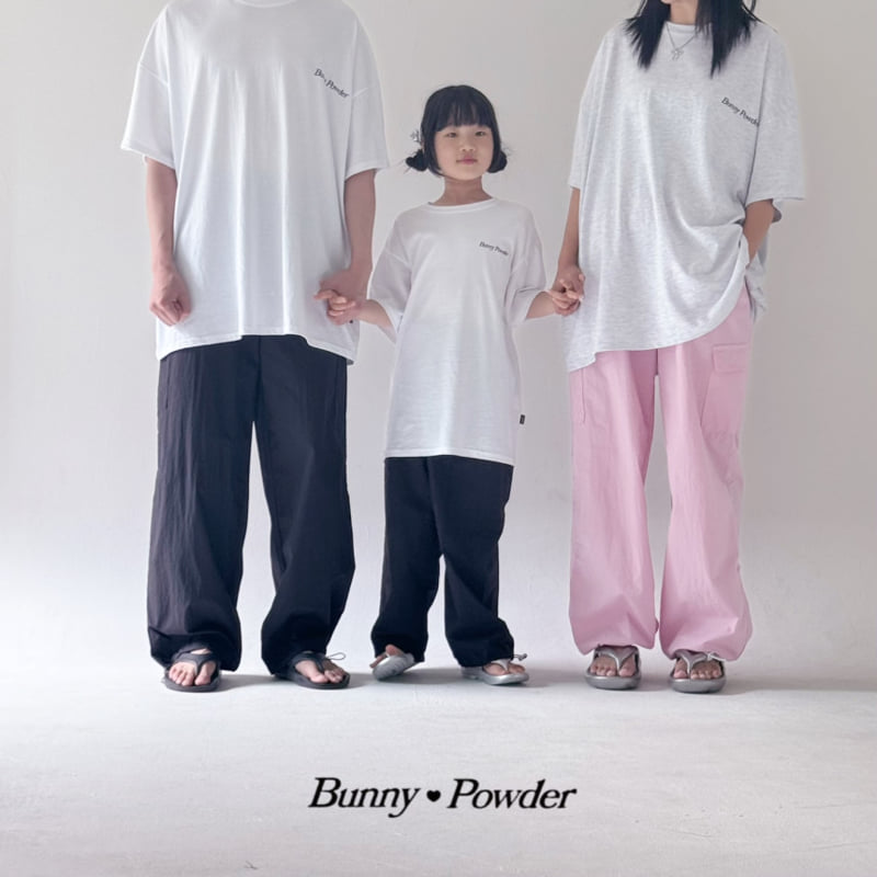 Bunny Powder - Korean Children Fashion - #childrensboutique - Bunny Short Sleeved Tee with Mom - 11