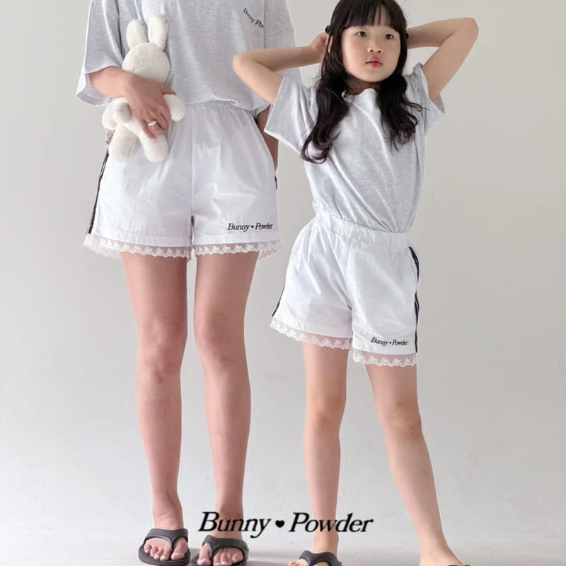 Bunny Powder - Korean Children Fashion - #fashionkids - Ribbon Track Pants with Mom - 12