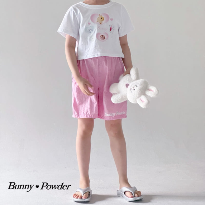 Bunny Powder - Korean Children Fashion - #kidsshorts - Can Moa Tee with Mom - 7