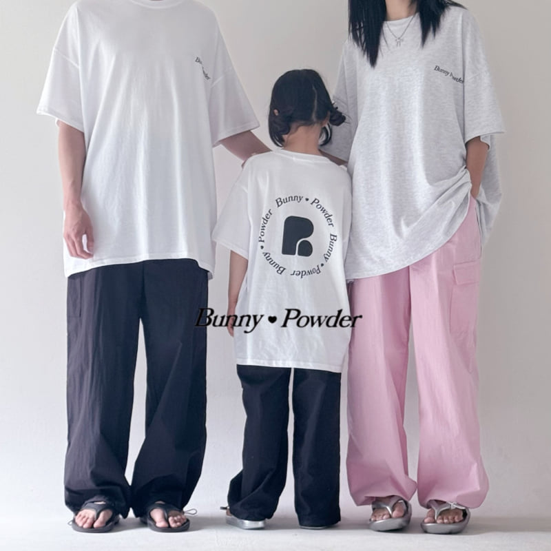 Bunny Powder - Korean Children Fashion - #minifashionista - Bunny Short Sleeved Tee with Mom - 7