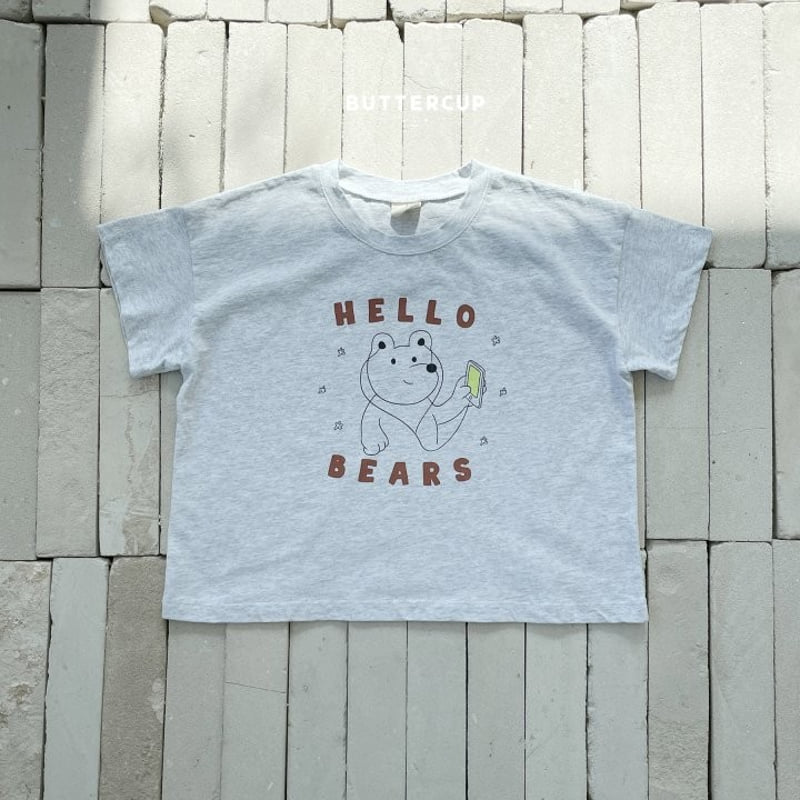 Buttercup - Korean Children Fashion - #Kfashion4kids - Listening Bear Tee - 12