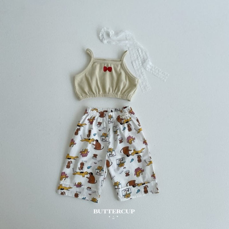 Buttercup - Korean Children Fashion - #Kfashion4kids - Ribbon Waffle Crop Tee - 9