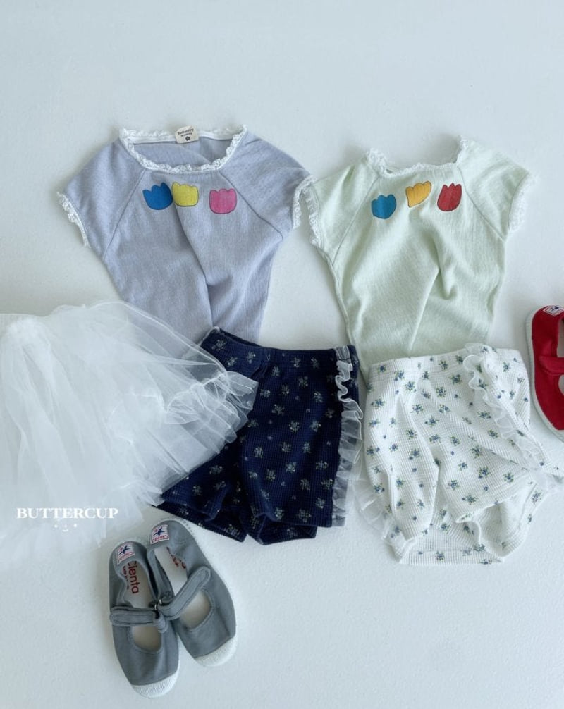 Buttercup - Korean Children Fashion - #Kfashion4kids - Tulip Eyelet Tee - 5