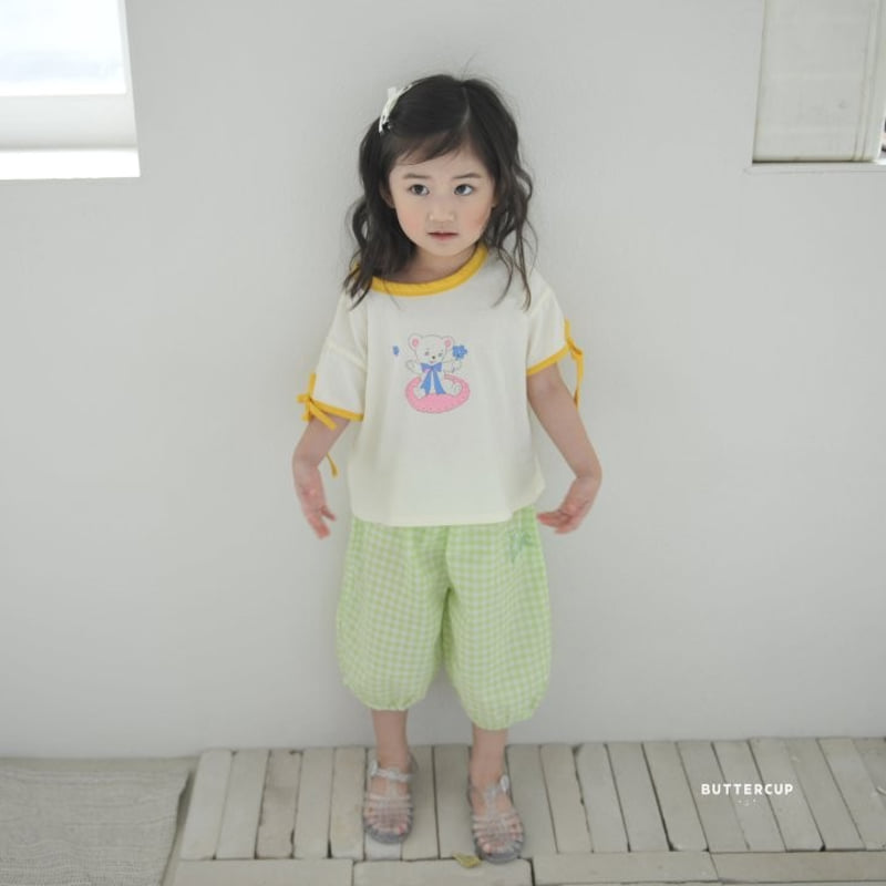 Buttercup - Korean Children Fashion - #Kfashion4kids - Bear Ribbon Sleeve Tee - 3