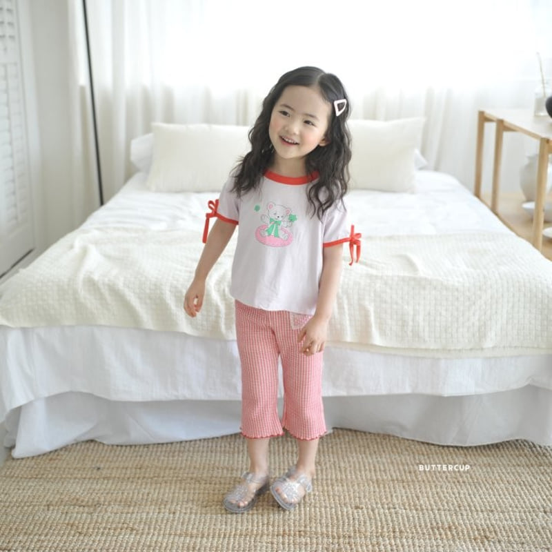 Buttercup - Korean Children Fashion - #childofig - Lace Pocket Check Pants - 7