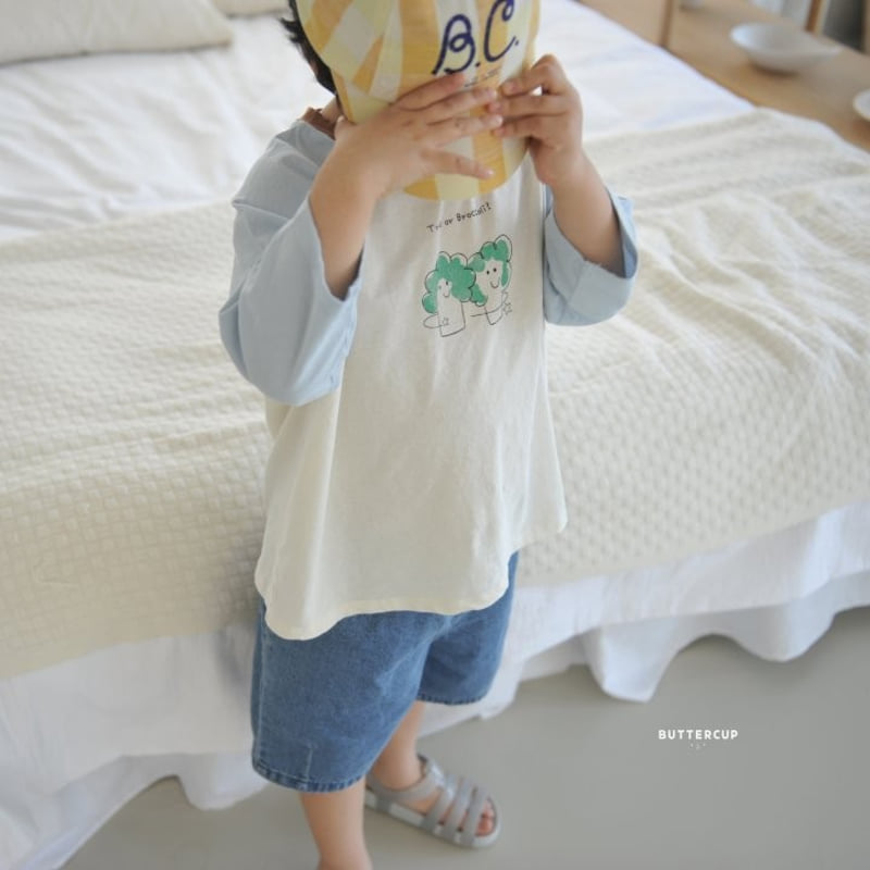 Buttercup - Korean Children Fashion - #childofig - Broccoli Raglan Tee - 3