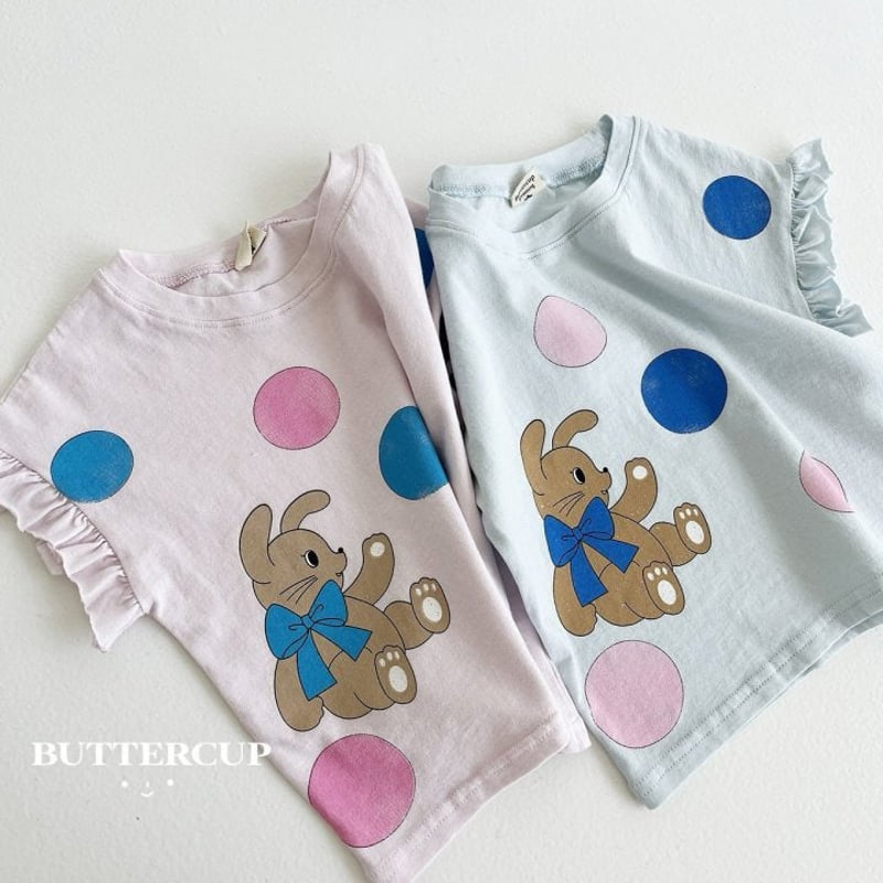 Buttercup - Korean Children Fashion - #childofig - Rabbit Bubble Tee - 3