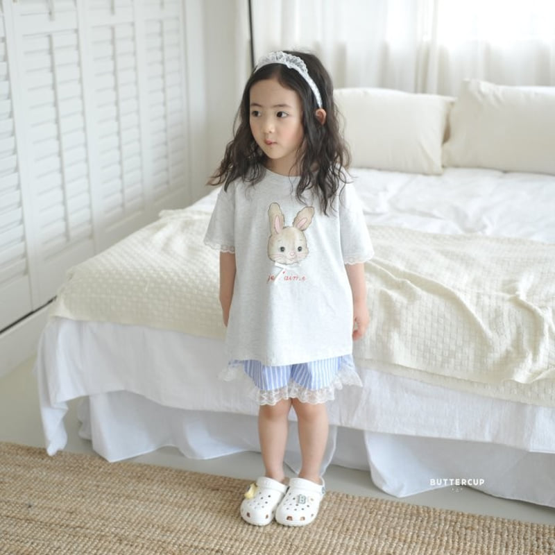 Buttercup - Korean Children Fashion - #childrensboutique - Ribbon Rabbit Long Tee - 7