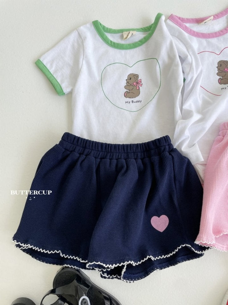 Buttercup - Korean Children Fashion - #childrensboutique - Heart My Buddy Tee - 6