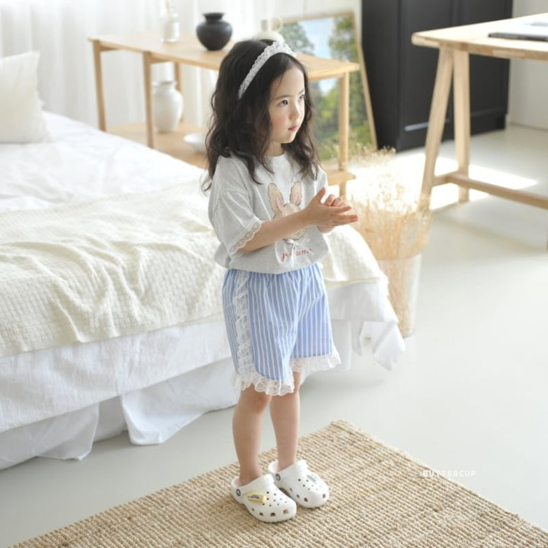 Buttercup - Korean Children Fashion - #designkidswear - Lace Line Pants - 10