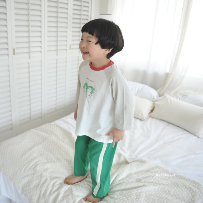 Buttercup - Korean Children Fashion - #designkidswear - Broccoli Raglan Tee - 5