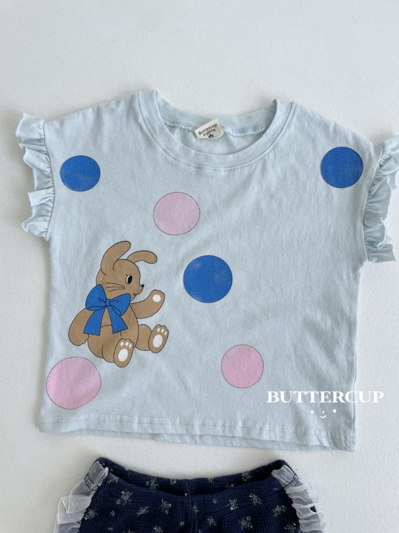 Buttercup - Korean Children Fashion - #designkidswear - Rabbit Bubble Tee - 6