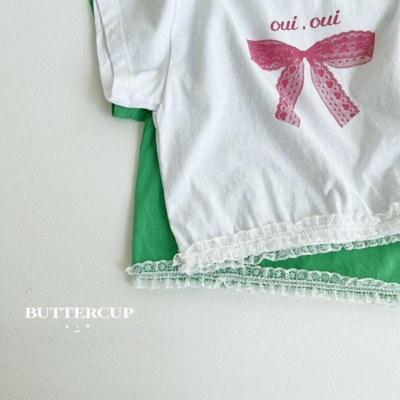 Buttercup - Korean Children Fashion - #childrensboutique - Lace Ribbon Tee - 4