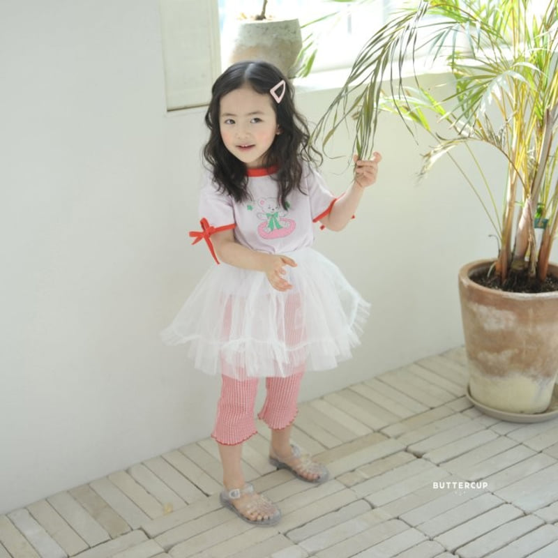 Buttercup - Korean Children Fashion - #discoveringself - Lace Pocket Check Pants - 10