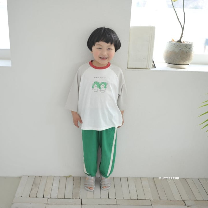 Buttercup - Korean Children Fashion - #discoveringself - Broccoli Raglan Tee - 6