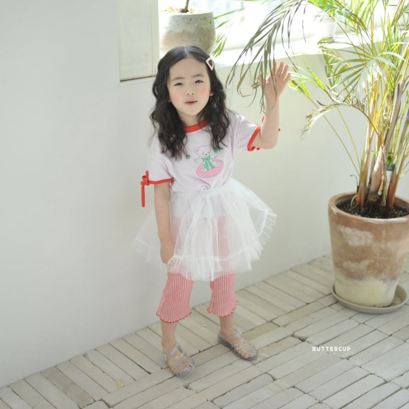 Buttercup - Korean Children Fashion - #fashionkids - Lace Pocket Check Pants - 11