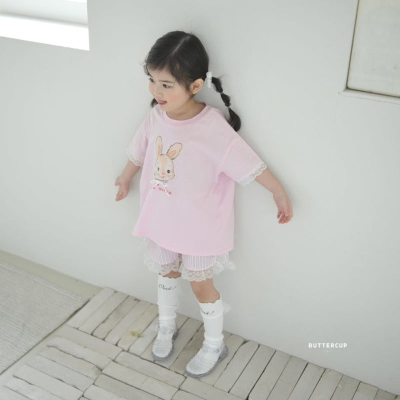 Buttercup - Korean Children Fashion - #fashionkids - Ribbon Rabbit Long Tee - 10