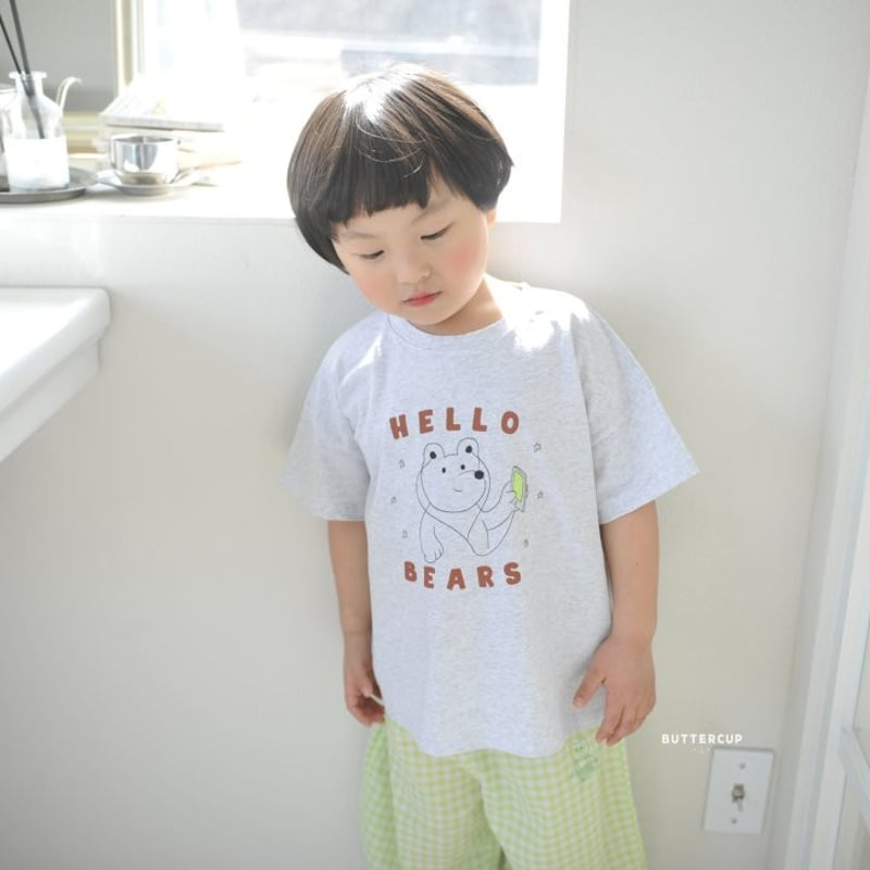 Buttercup - Korean Children Fashion - #fashionkids - Listening Bear Tee - 8