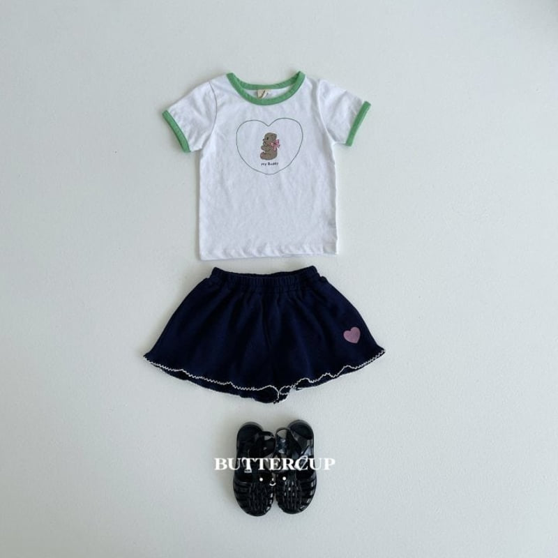 Buttercup - Korean Children Fashion - #fashionkids - Heart My Buddy Tee - 9