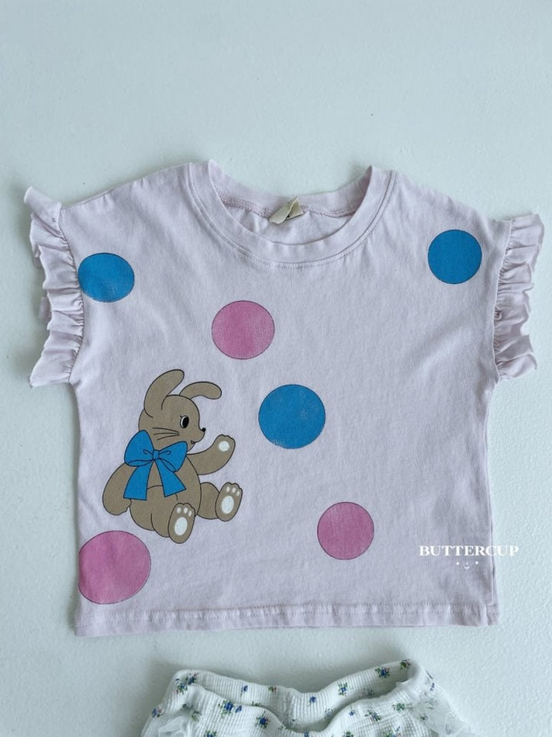 Buttercup - Korean Children Fashion - #kidsshorts - Rabbit Bubble Tee - 9