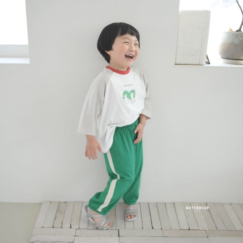 Buttercup - Korean Children Fashion - #kidsstore - Broccoli Raglan Tee - 9