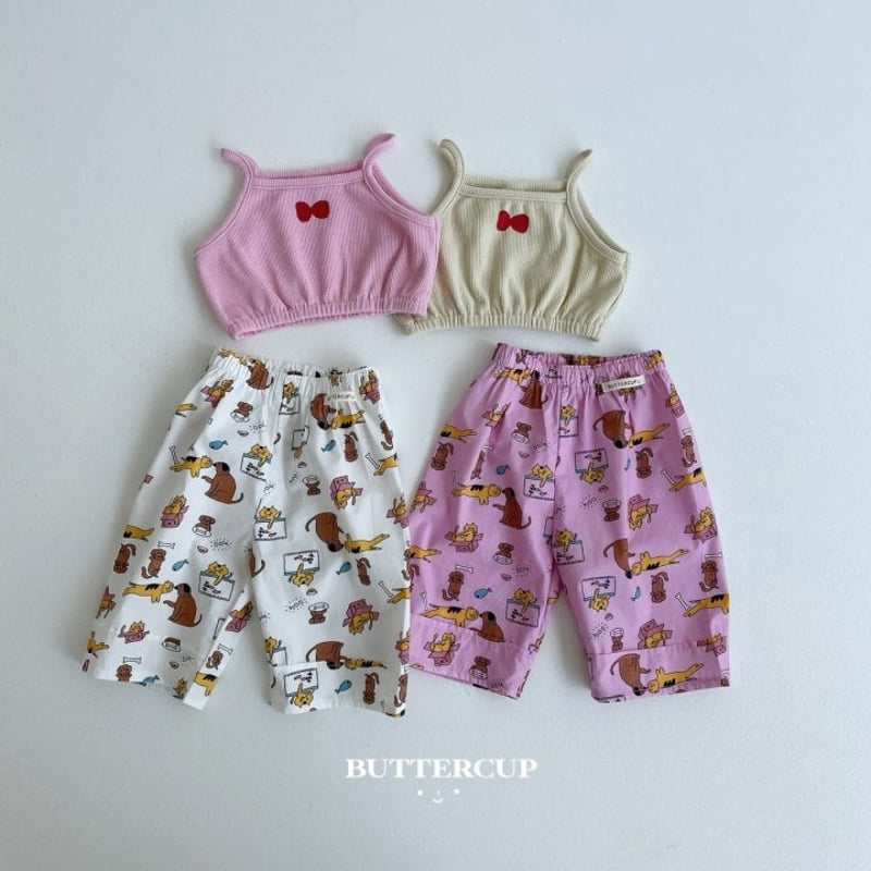 Buttercup - Korean Children Fashion - #kidsstore - Ribbon Waffle Crop Tee - 7