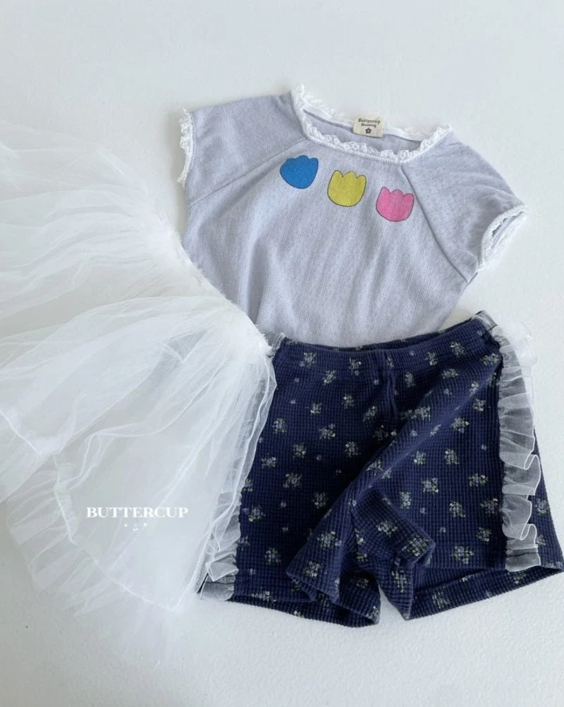 Buttercup - Korean Children Fashion - #kidsstore - Garden Lace Flower Pants - 5