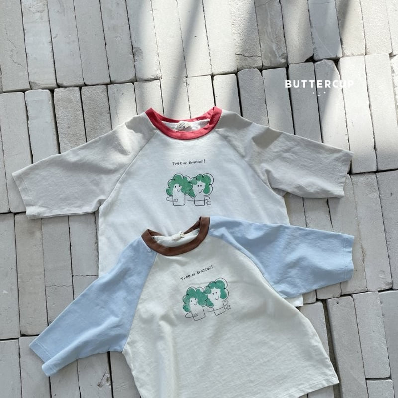 Buttercup - Korean Children Fashion - #kidzfashiontrend - Broccoli Raglan Tee - 10