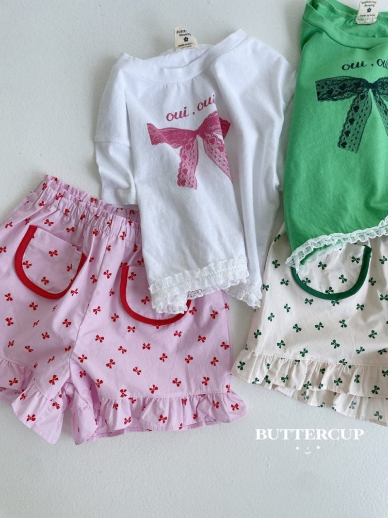 Buttercup - Korean Children Fashion - #kidzfashiontrend - Lace Ribbon Tee - 9