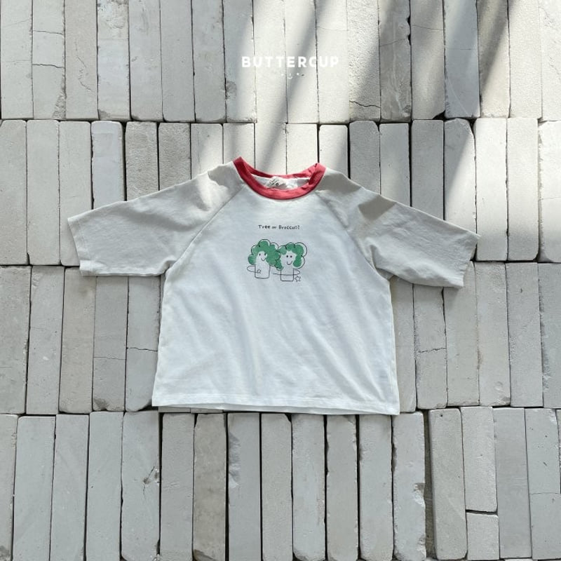 Buttercup - Korean Children Fashion - #littlefashionista - Broccoli Raglan Tee - 12