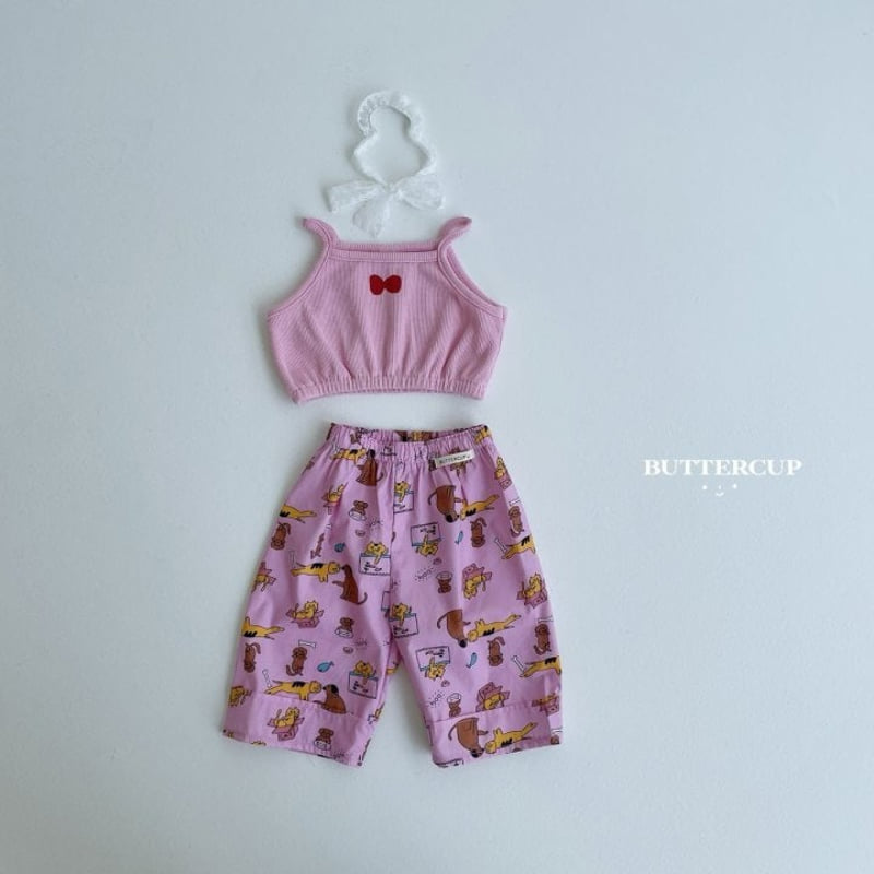 Buttercup - Korean Children Fashion - #littlefashionista - Ribbon Waffle Crop Tee - 10