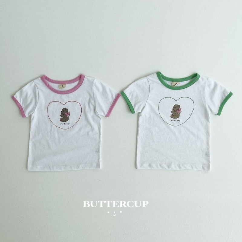 Buttercup - Korean Children Fashion - #magicofchildhood - Heart My Buddy Tee