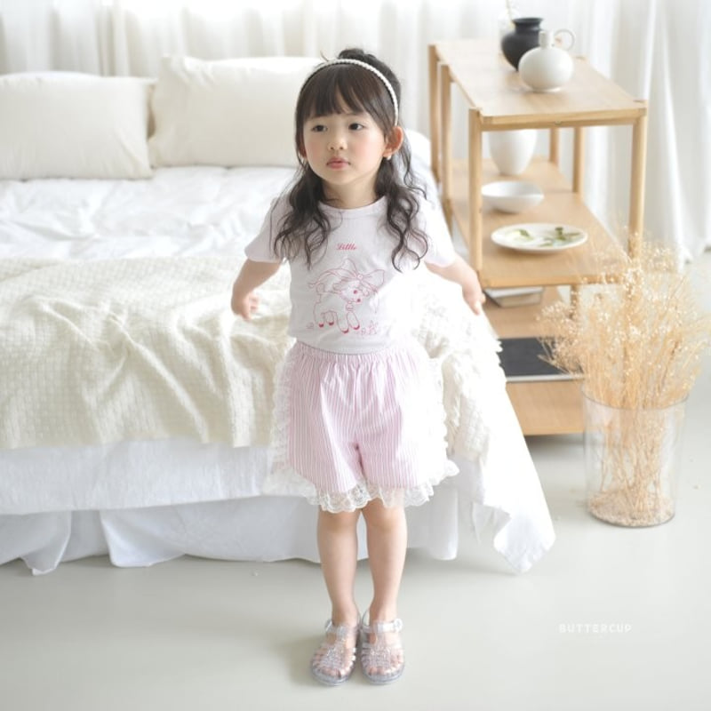 Buttercup - Korean Children Fashion - #minifashionista - Lace Line Pants - 3