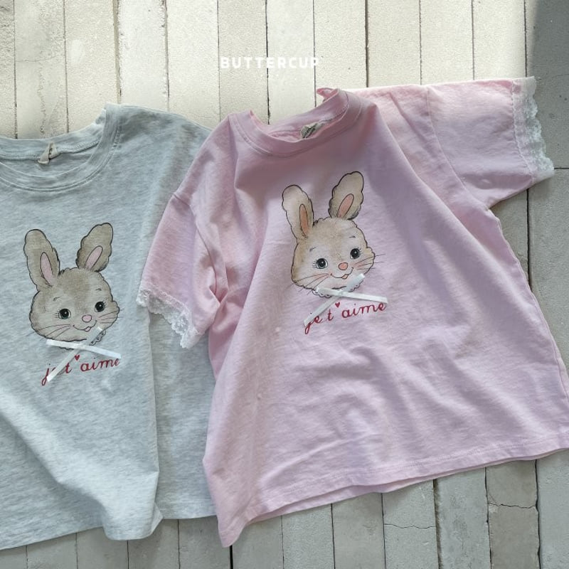 Buttercup - Korean Children Fashion - #prettylittlegirls - Ribbon Rabbit Long Tee - 2