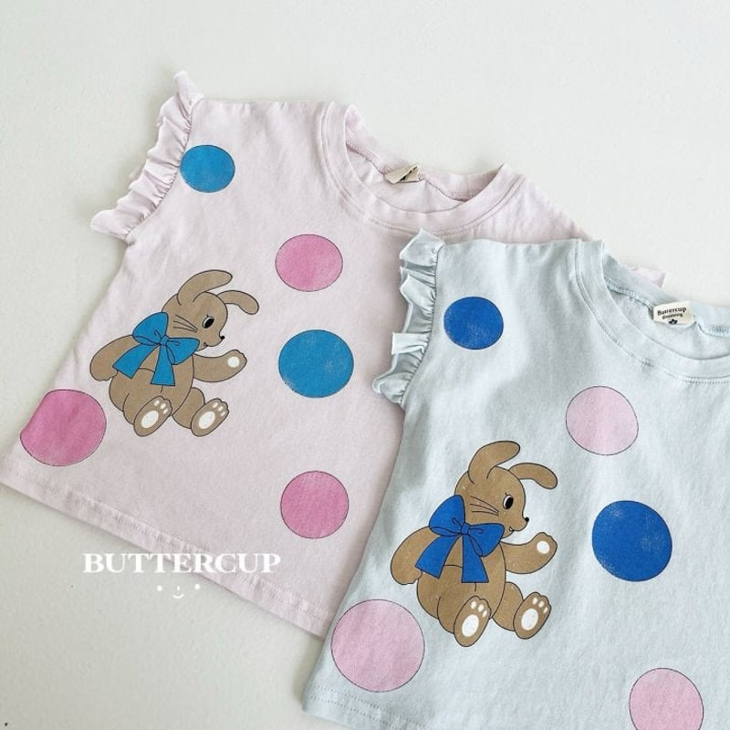 Buttercup - Korean Children Fashion - #prettylittlegirls - Rabbit Bubble Tee - 2