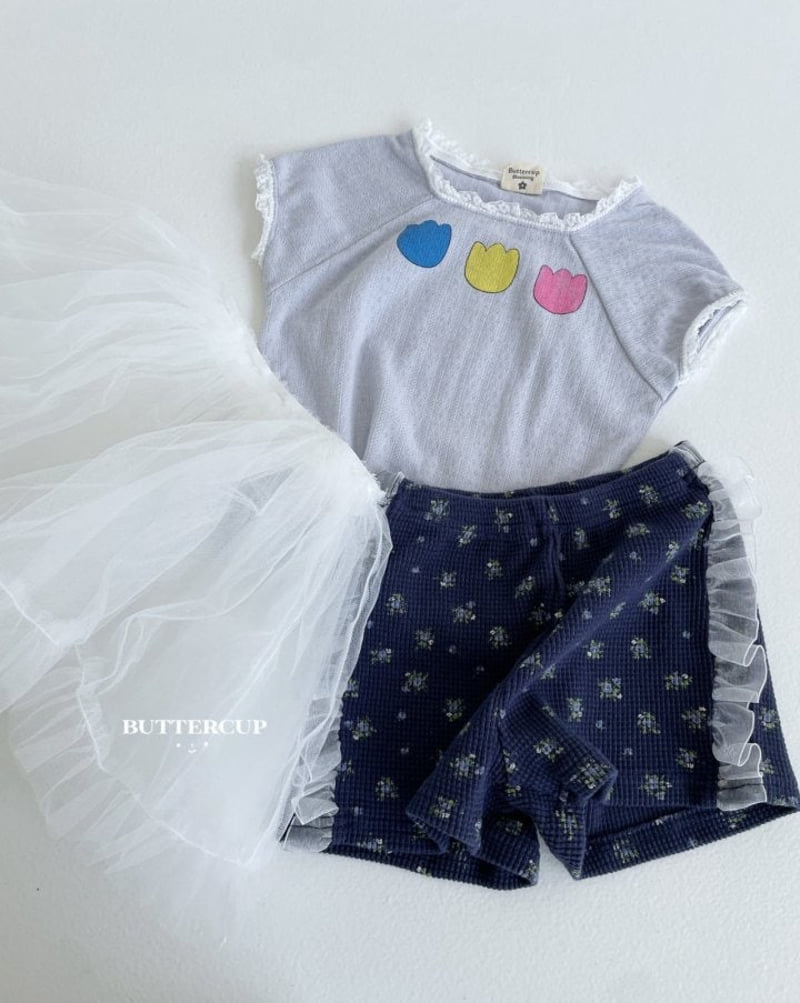 Buttercup - Korean Children Fashion - #prettylittlegirls - Tulip Eyelet Tee - 9