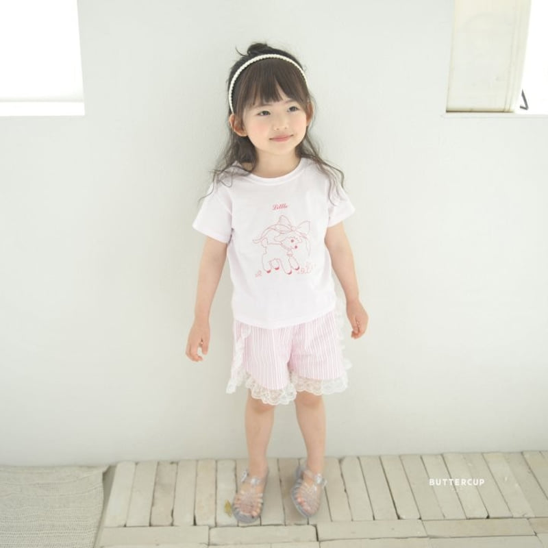 Buttercup - Korean Children Fashion - #todddlerfashion - Lace Line Pants - 5