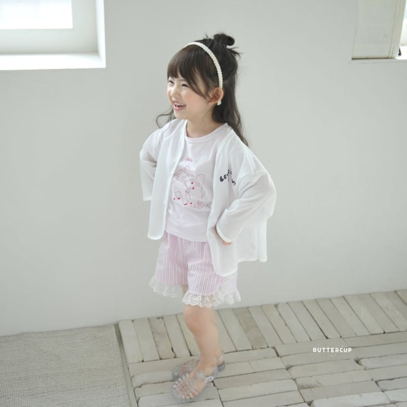 Buttercup - Korean Children Fashion - #toddlerclothing - Lace Line Pants - 6