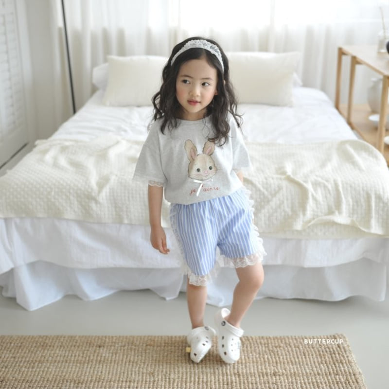 Buttercup - Korean Children Fashion - #todddlerfashion - Ribbon Rabbit Long Tee - 4