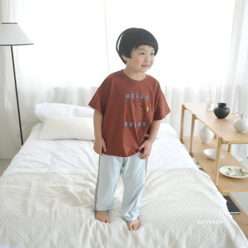 Buttercup - Korean Children Fashion - #toddlerclothing - Listening Bear Tee - 2