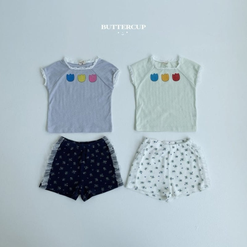 Buttercup - Korean Children Fashion - #toddlerclothing - Tulip Eyelet Tee - 11