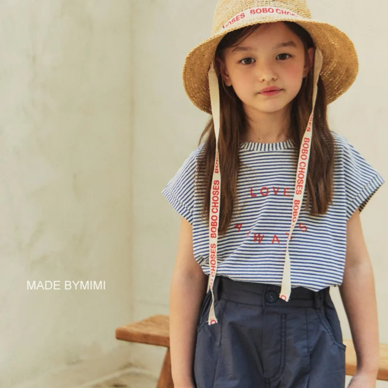 Bymimi - Korean Children Fashion - #Kfashion4kids - Stripe Tee - 6