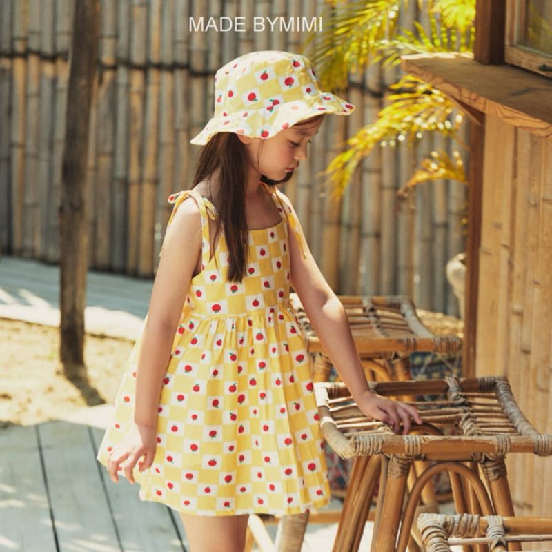 Bymimi - Korean Children Fashion - #childofig - Check Bucket Hat - 4