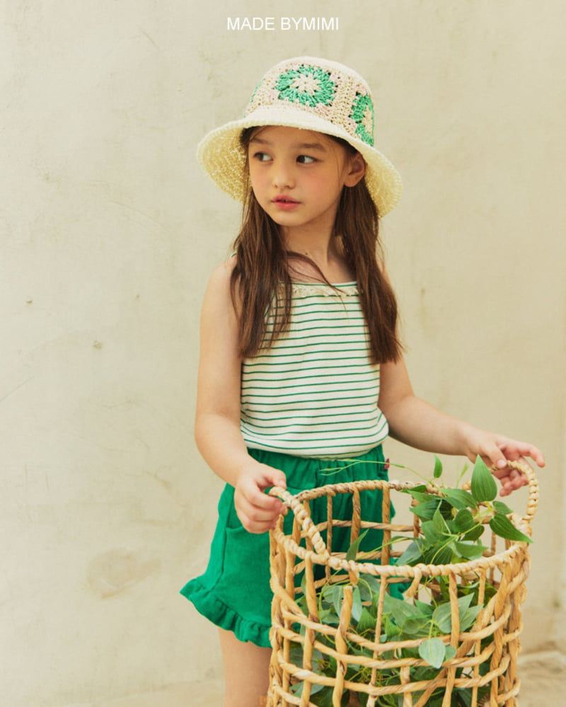 Bymimi - Korean Children Fashion - #childofig - Greentee Hat - 7