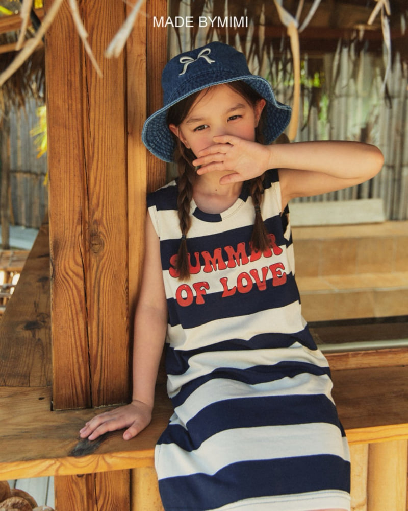 Bymimi - Korean Children Fashion - #childofig - Denim Bucket Hat - 5